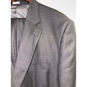 Peter Millar Medium Gray Two Piece Suit Made In Canada 54L